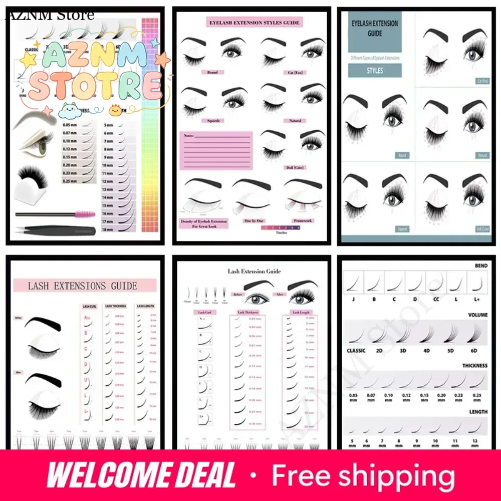 Beauty Makeup Hd - ภาพวาดบนผ้าแคนวาส พิมพ์ HD โปสเตอร์ติดผนัง ชุดคู่มือต่อขนตา แบบฟอร์มช่างต่อขนตา