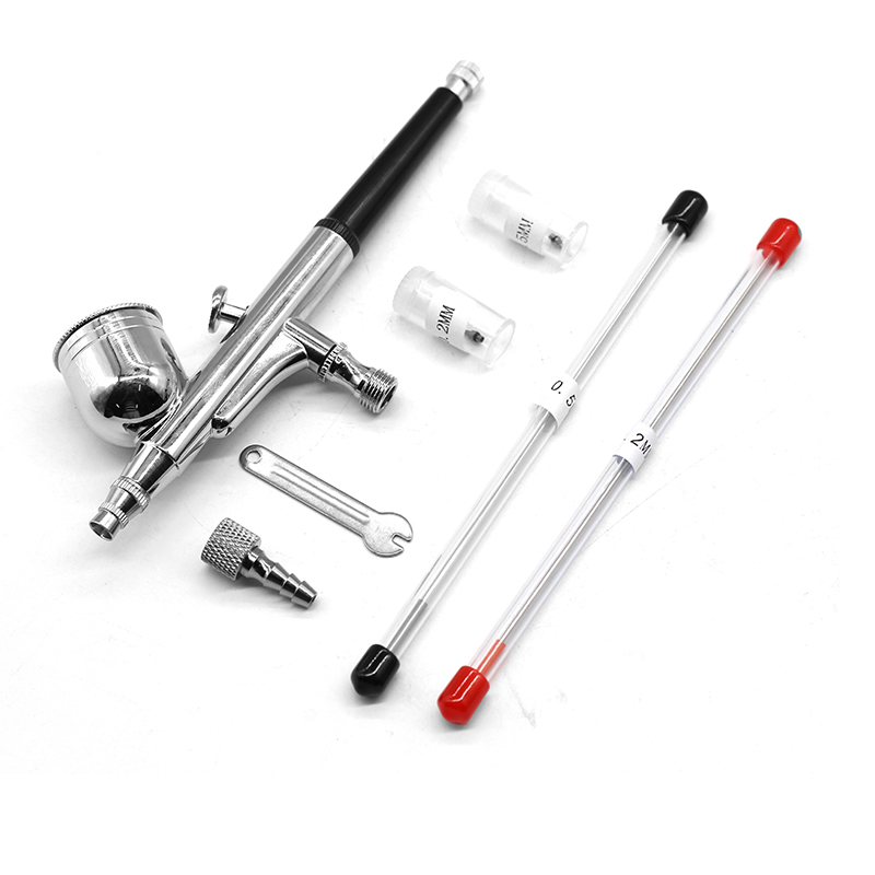Beauty Makeup Hd - แรงโน้มถ่วง Dual-action Mini Airbrush สีเล็บสเปรย์ปืนแต่งหน้าชุด Face
