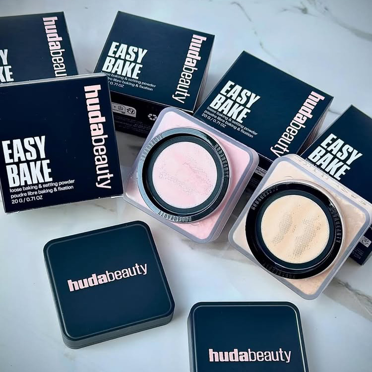 แป้งฝุ่นโปร่งแสงเนื้อละเอียด H - Beauty Huda Makeup บทวิจารณ์และราคา