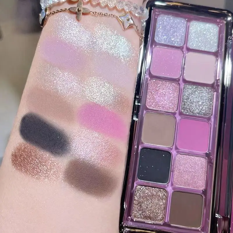 แผ่นอายแชโดว์ 12 สี Matte Pear - Beauty Huda Makeup บทวิจารณ์และราคา