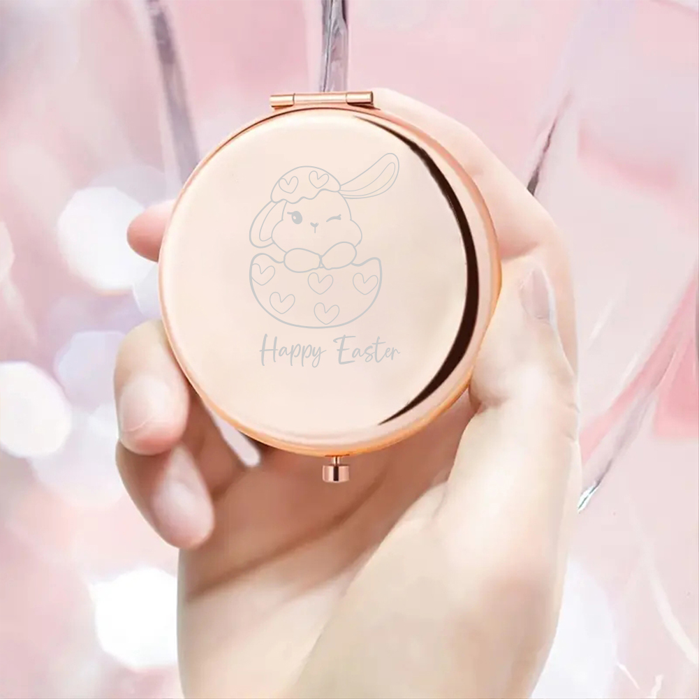 กระจกพกพาลายการ์ตูนกระต่ายน่าร - Beauty Of Makeup บทวิจารณ์และราคา